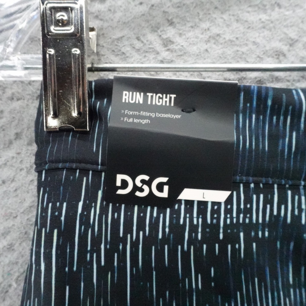 DSG Run Tight Mens Large Digital Stadium Teal Black Performance NEW - Picture 13 of 15
